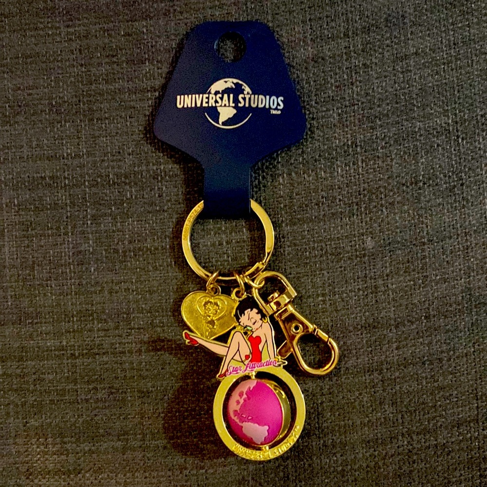 Universal Studios Betty boop world key chain